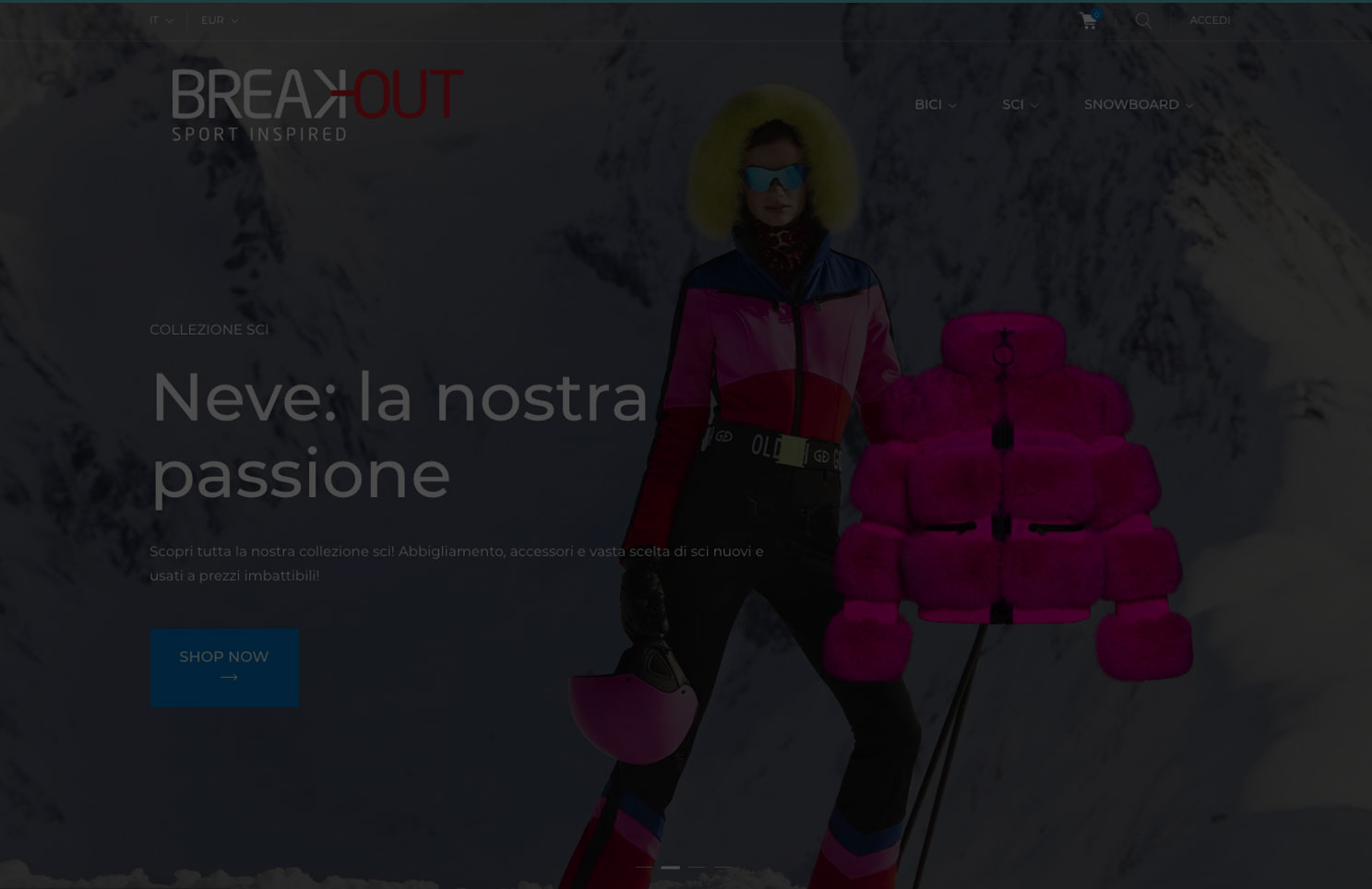 Ecommerce abbigliamento sportivo