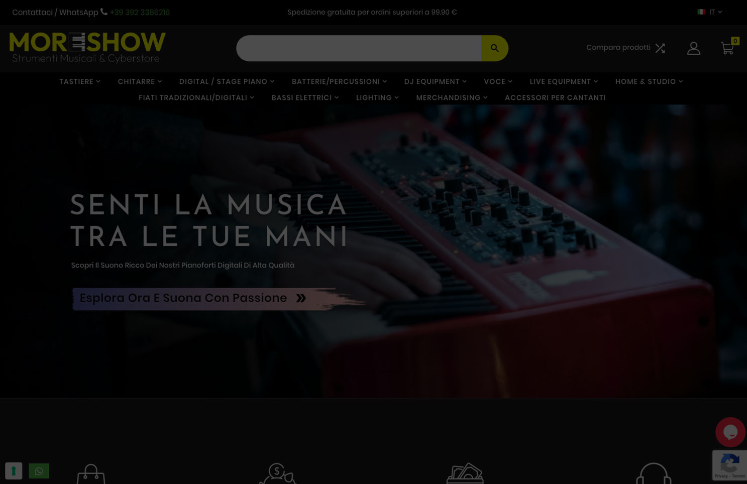 Ecommerce strumenti musicali